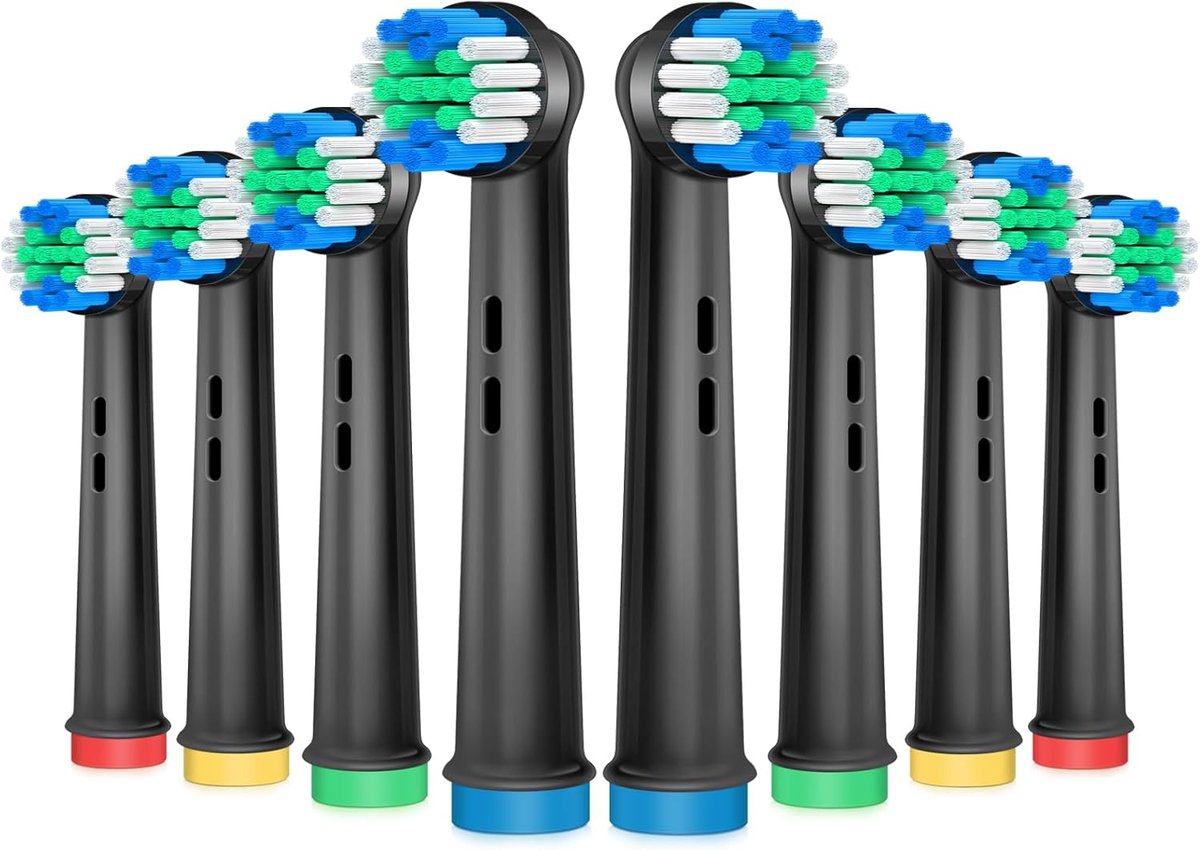 SnelShoppen - Vervangende Borstelhoofden voor Elektrische Tandenborstel, 8 Pack Compatibel met Pro1000/3000/5000/7000, Vitality, Oplaadbare Borstelkop