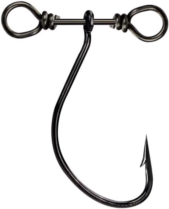 Dailygoods - Innovra - Dailygoods - 50 Stuks Dropshot Vishaken met Rig en Draaischarnier van Dailygoods — afbeelding 5