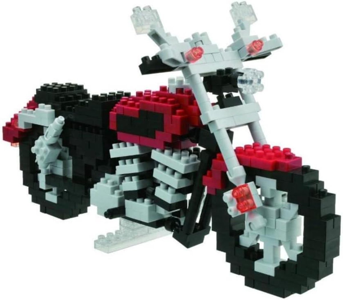 3D Puzzel Motorfiets - Micro Bouwstenen Set (420 Delen) - Moeilijkheidsgraad 5 voor Experts