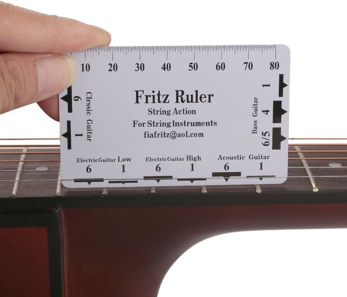 Guitar Actie Gauge en Meetinstrument voor Gitaar en Bas - 2 Stuks, Precisie en Nauwkeurigheid