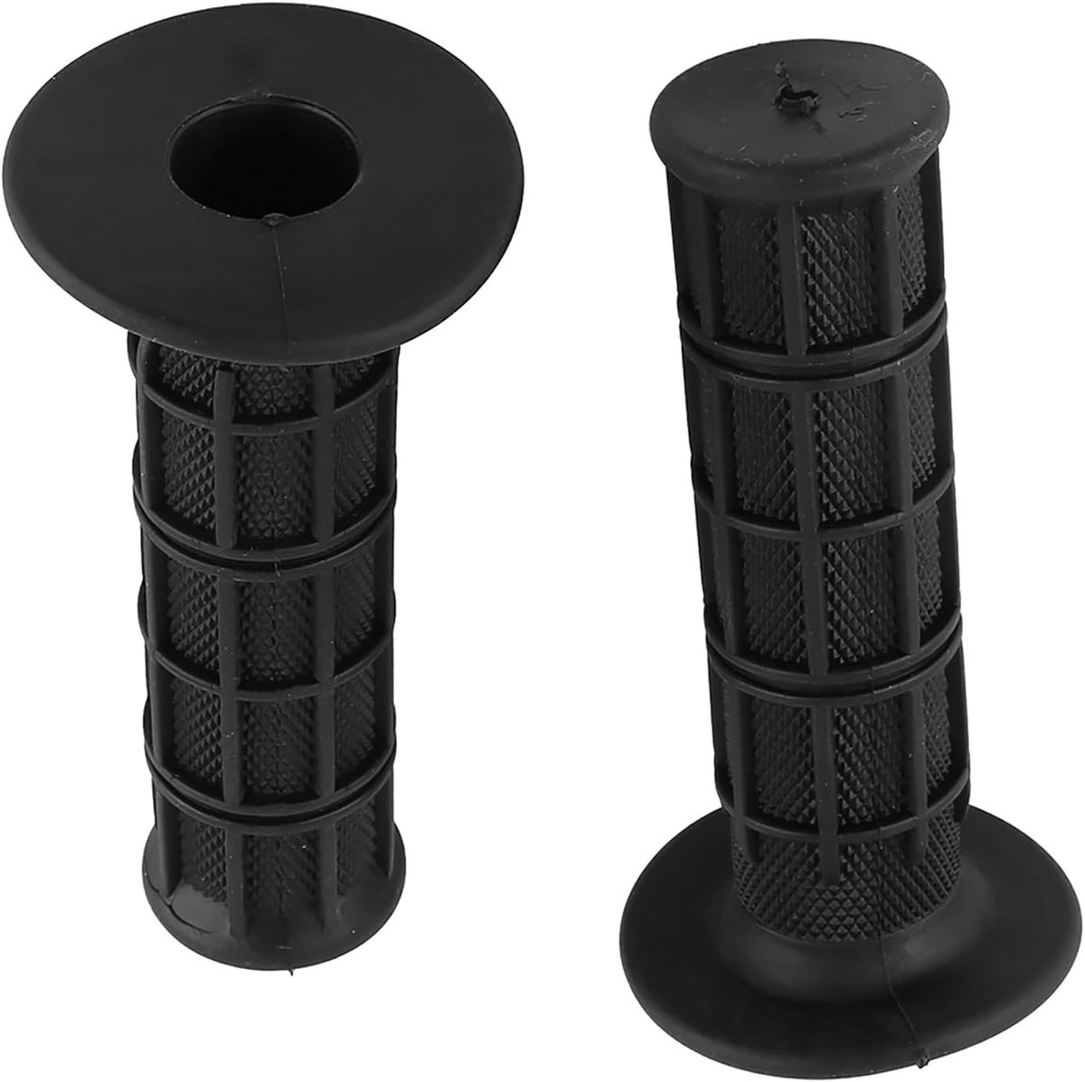 Universele 22mm 7/8" Motorfiets Handgrepen van Gummi voor Comfortabel Rijplezier en Verbeterde Grip (Zwart)
