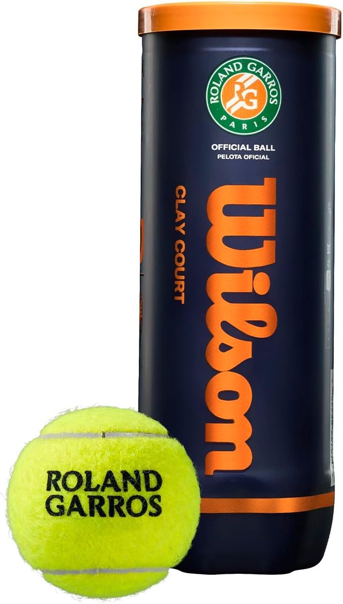 SnelShoppen - Tennisballen voor Klei - 72 Stuks Geel - Ideaal voor Tennis op Kleicourts - Lange Rally's - Vocht- en Vuilbestendig - Wilson Roland Garr