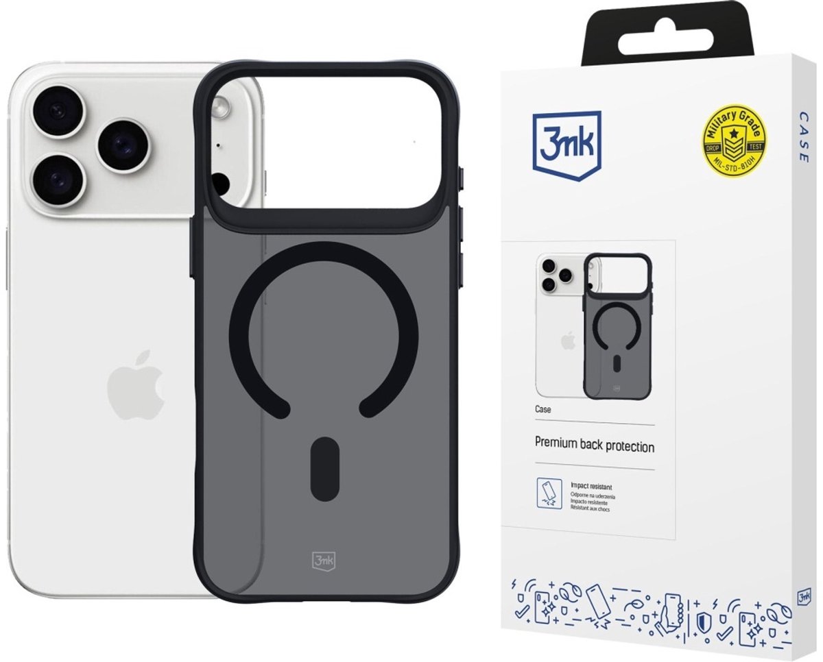 3Mk Smoke Magcase Voor Iphone 17 Pro Telefoonbescherming Magnetisch Et