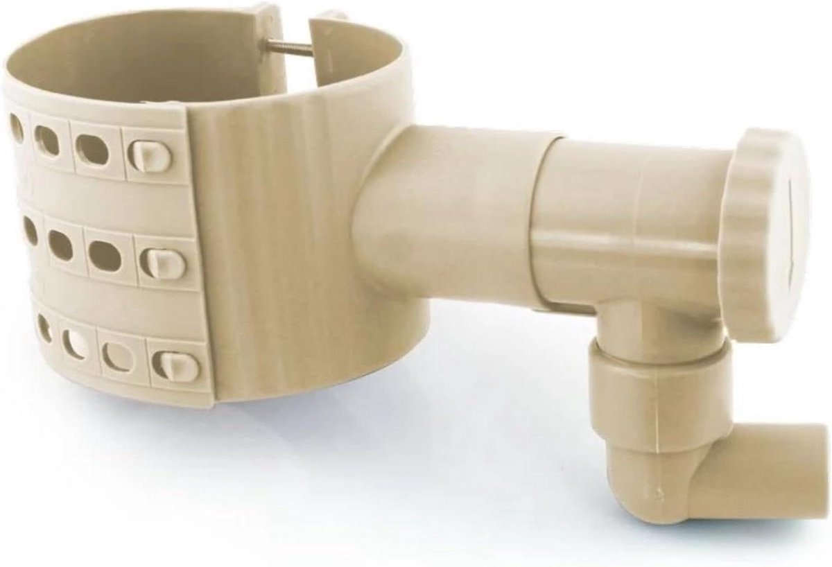 Regenton PVC - Wateropvang - Regenwater Verzamelen - Inclusief Kraan - 75-100 mm - Zandkleur