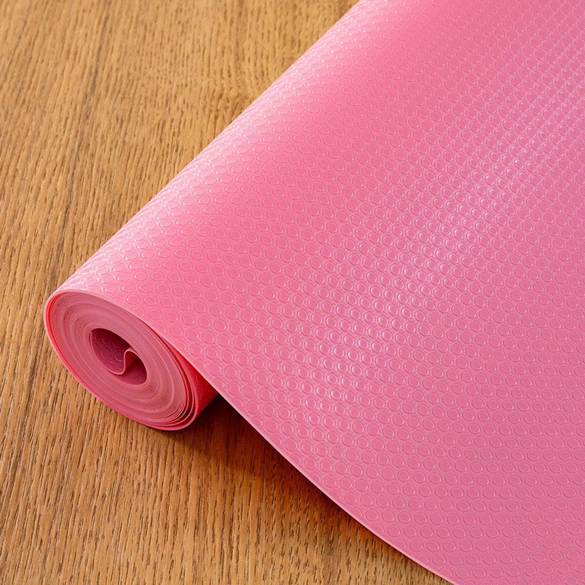 1 Keukenkastplankbekleding - Waterdichte en oliebestendige ladebekleding, antiaanbaklaag van EVA-papier - duurzaam, wasbaar en gemakkelijk schoon te maken (45 cm * 300 cm, Kersenroze)