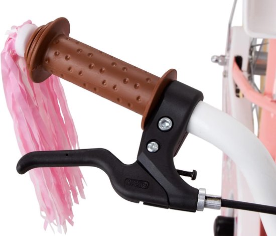 Kinderfiets 18 inch met Poppenzitje voor Meisjes - Fiets voor Kinderen 5-7 jaar - Verstelbaar Zadel en Stuur in Roze van Merkloos — afbeelding 3