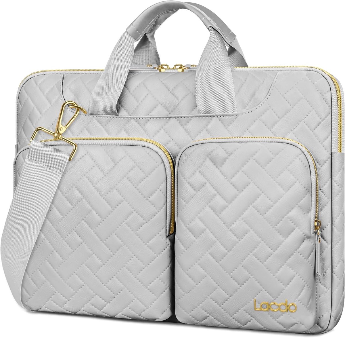 Thijox - 360° Laptop Schoudertas Hoes voor 13-15.6 inch en 16 inch - Waterdichte Laptoptas met Verstelbare Schouderband - Ideaal voor Werk, School en