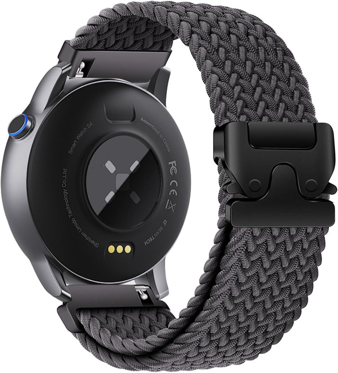 Thijox - Sport Nylon Armband voor 22mm Suunto 9 Peak/9 Peak Pro/5 Peak/Vertical/Race/Race S en CMF Watch Pro, Vervangende Horlogeband, Ideaal voor Spo