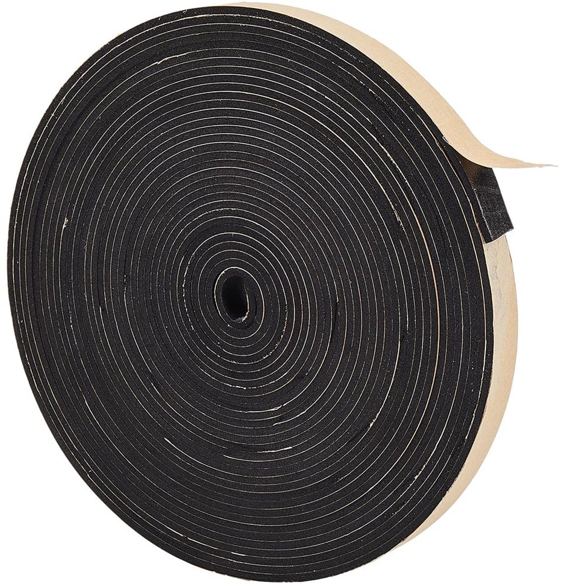 Dailygoods - Schuim Isolatie Tape - Geluidsisolatie - Zelfklevend - Zwart - Weer Strip voor Deuren en Vensters - Perfect voor Sportuitrusting