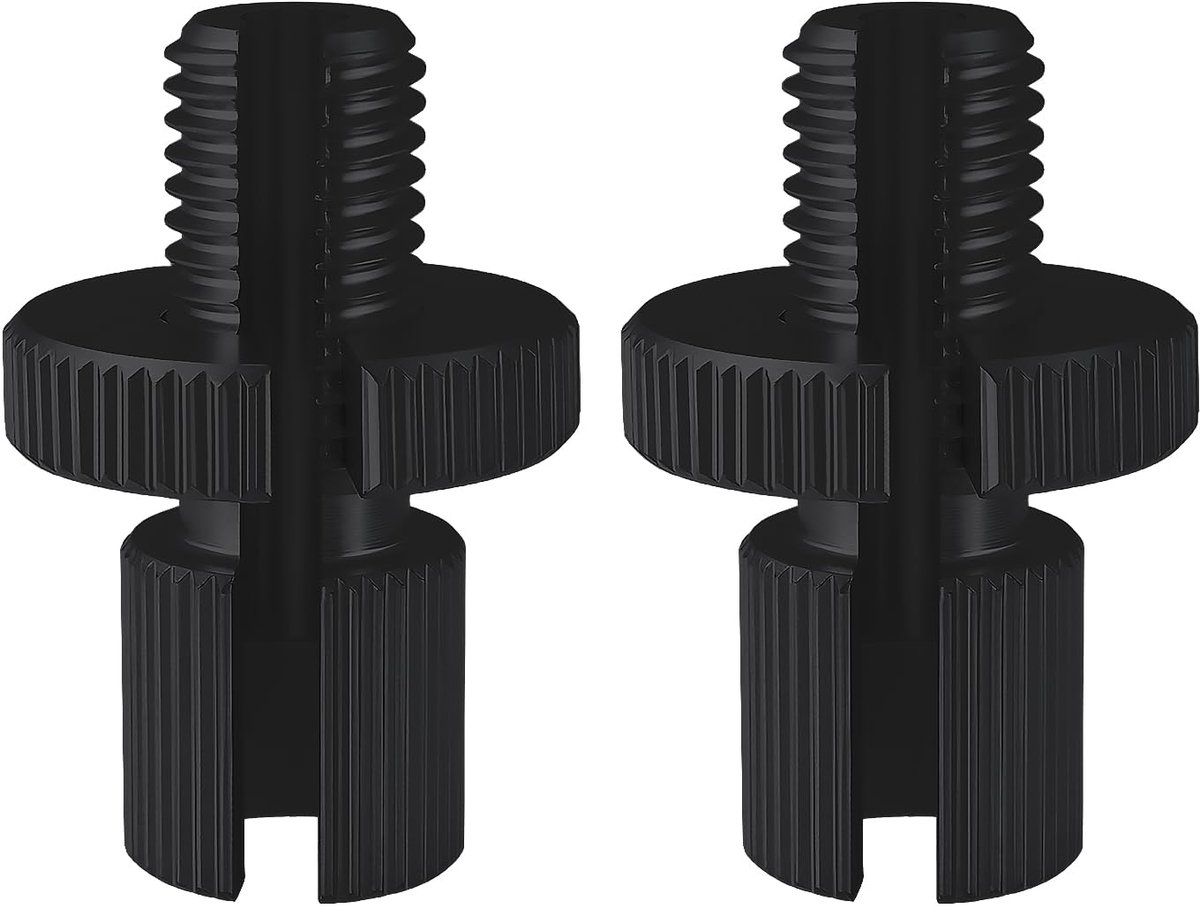 2 stuks remkoppelingskabel instelschroef M10 x 1,25 gaspedaal instelschroef voor motorfiets, fiets, scooter, ATV, zwart