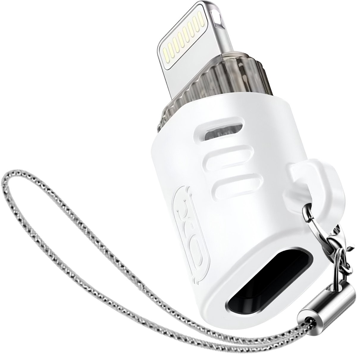 USB-C naar Apple Lightning Adapter - 8 Pin convertor voor o.a. iPad, iPhone, Macbook- Wit