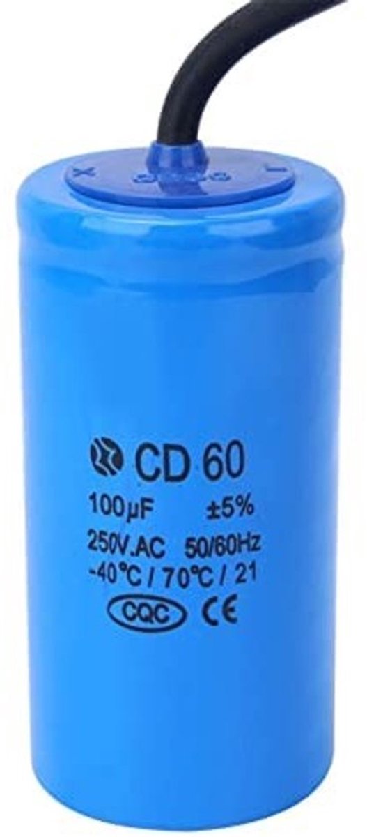 Dailygoods - Cd60 motorcondensator - 250v 100uf - Veiligheid en betrouwbaarheid