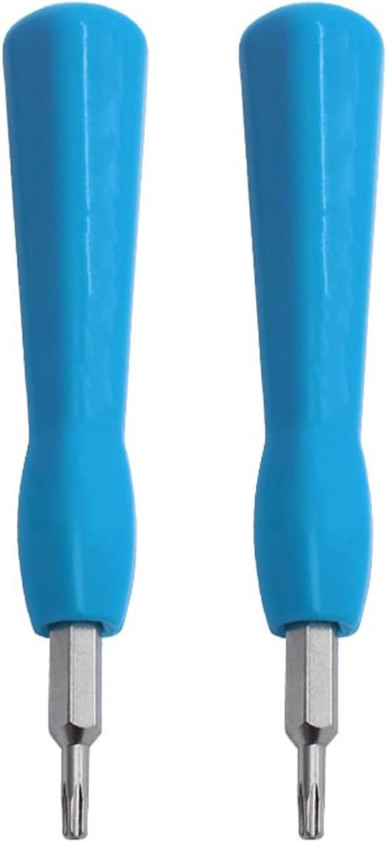 Schroevendraaier Set - Precisie Tool - Apparaten Reparatie - Dubbelzijdige Bits - 2 Stuks - Zilverblauw