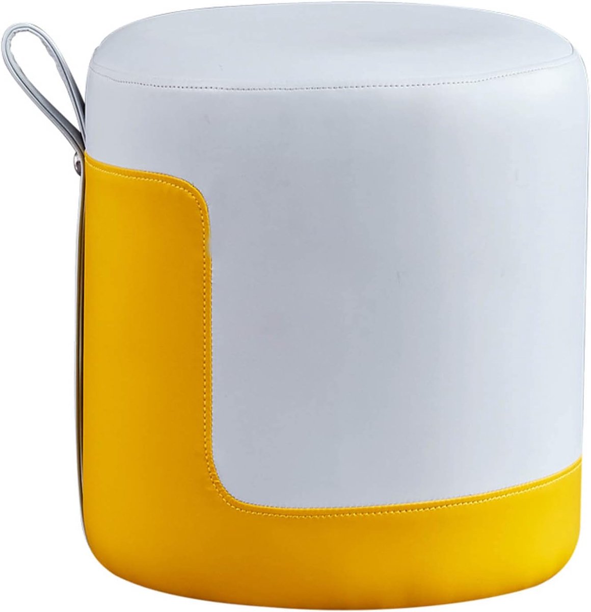 Ottomaanse Voetenbank - Poef Zetel - Voeten Rusten - Stabiele Constructie - 36x36x40cm - Bruin