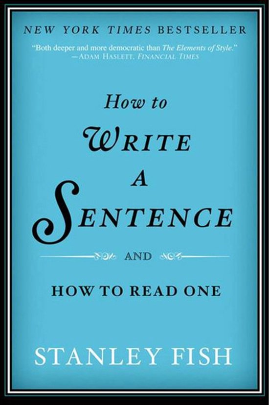 How To Write A Sentence - cover