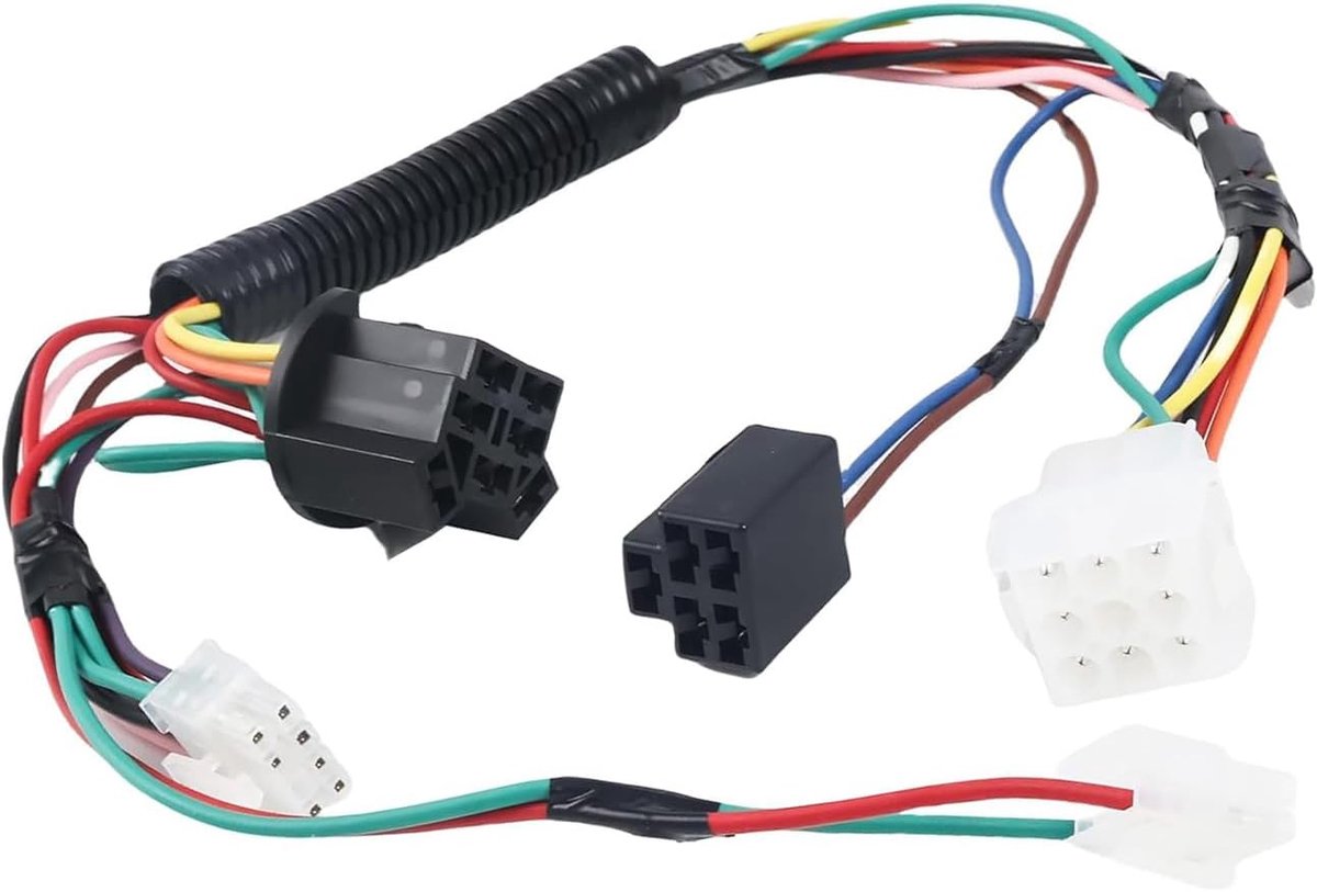 Vervangende Kabelboom - Elektrische Connector - Tuinonderhoud - 9-pins connector - Voor specifieke modellen - Zwart