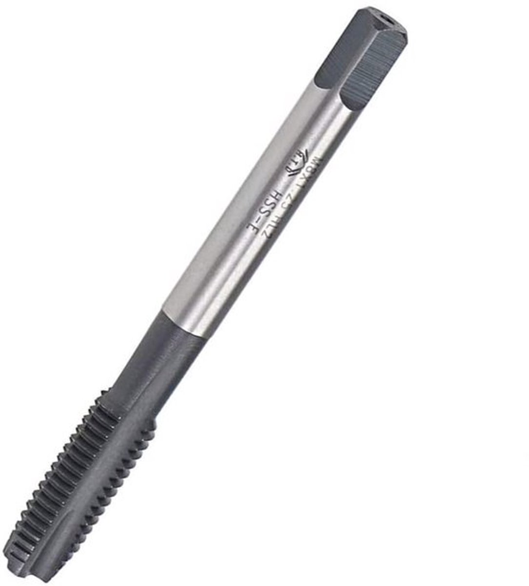 Dailygoods- Draadkraan Spiraalvormig - HSS 6542 - M8 x 1,25 mm - 2 stuks - Ticn