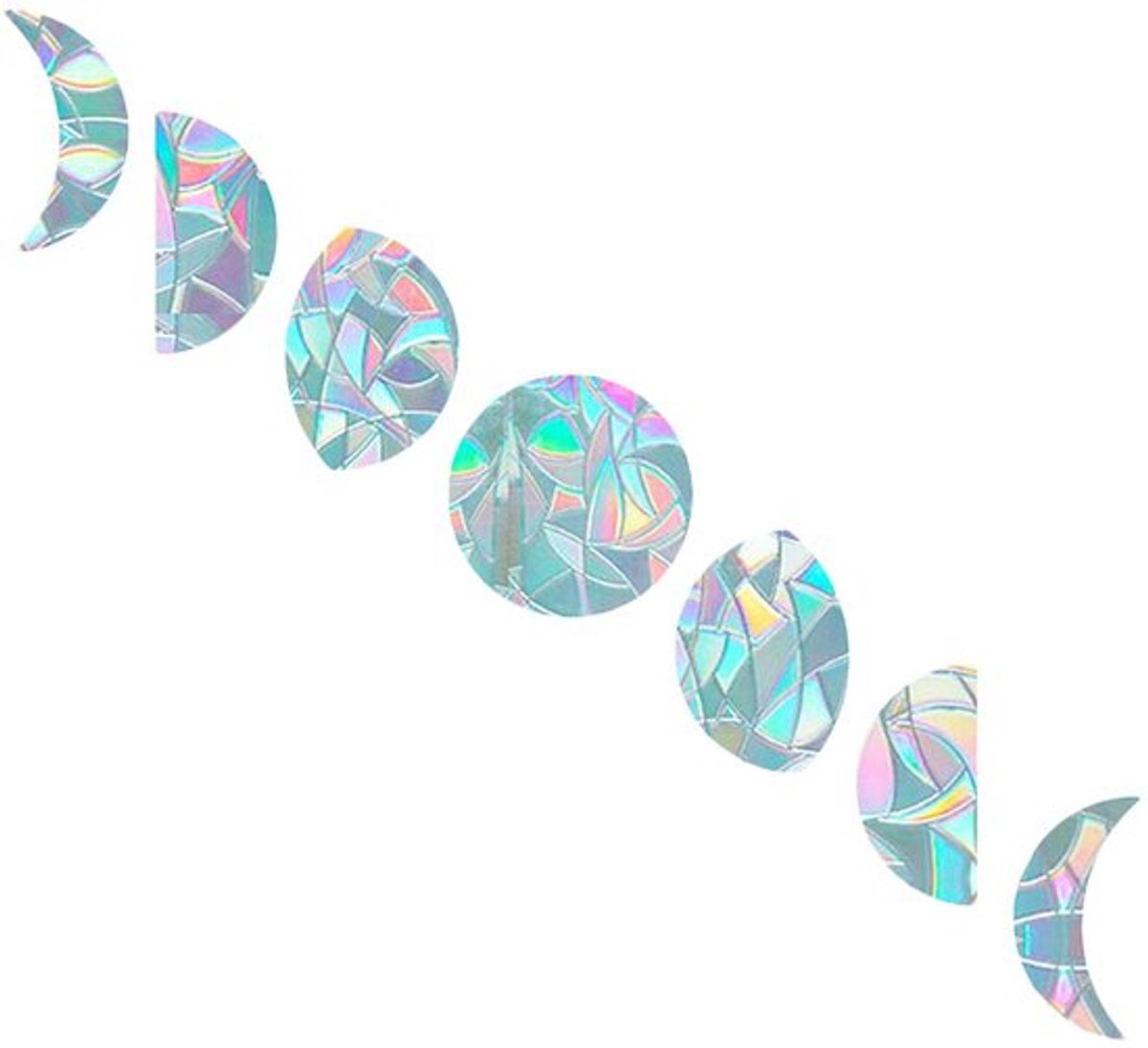 Decoratieve maanfases raamstickers Dailygoody