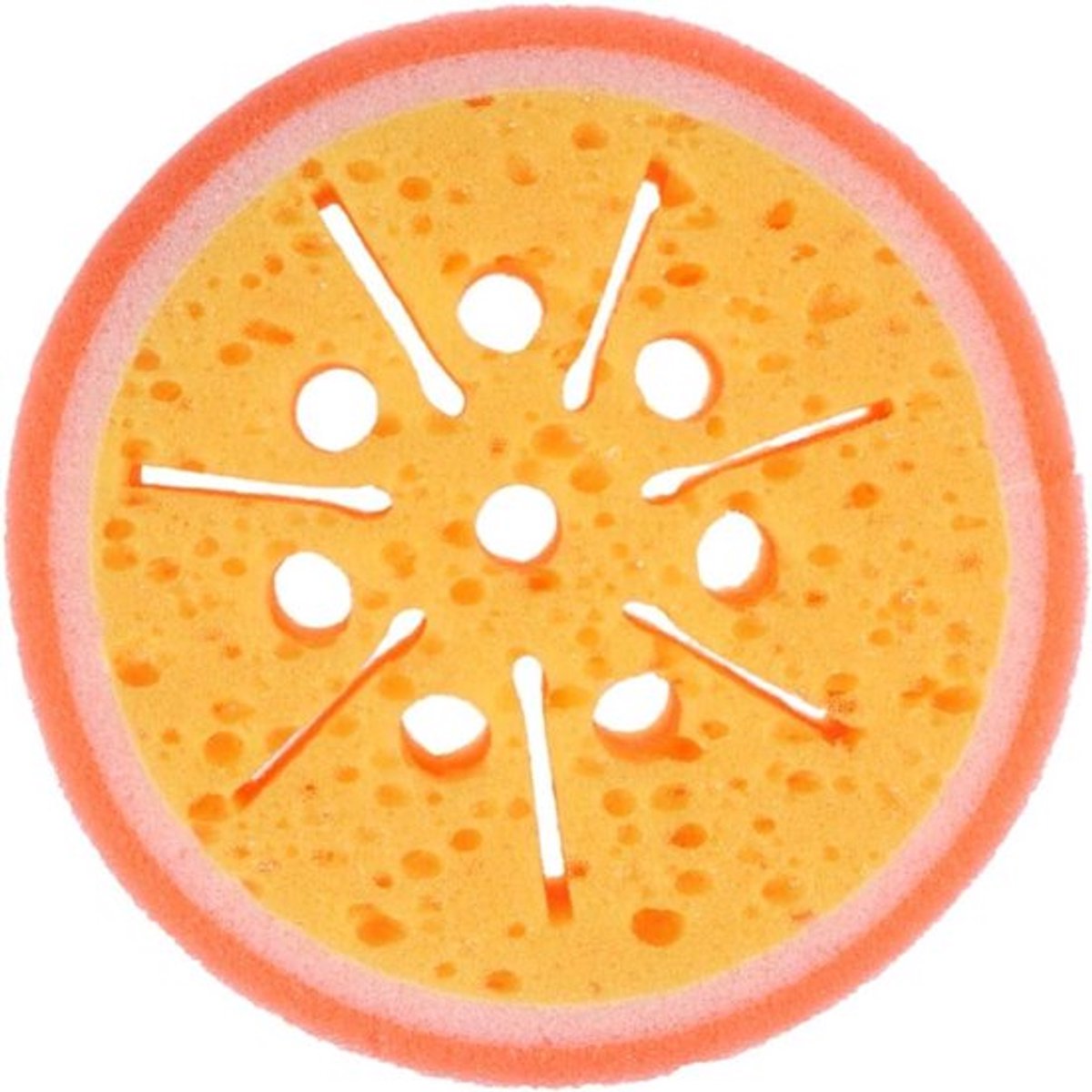 Afwasspons oranje voor keuken, Allecto Plus