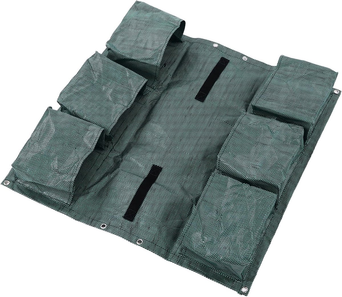 Hangende Plantenzakken - Kweekzakken Balkon - Planten Kweken - Ademend PE-geweven Stof - 68 x 68 cm - Groen