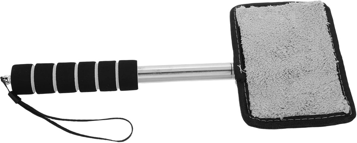 Glasreiniger Borstel - Raamwisser Inklapbaar - Streeploos Ramen Wassen - Inklapbare Handgreep - 32.5 Centimeter - Zwart