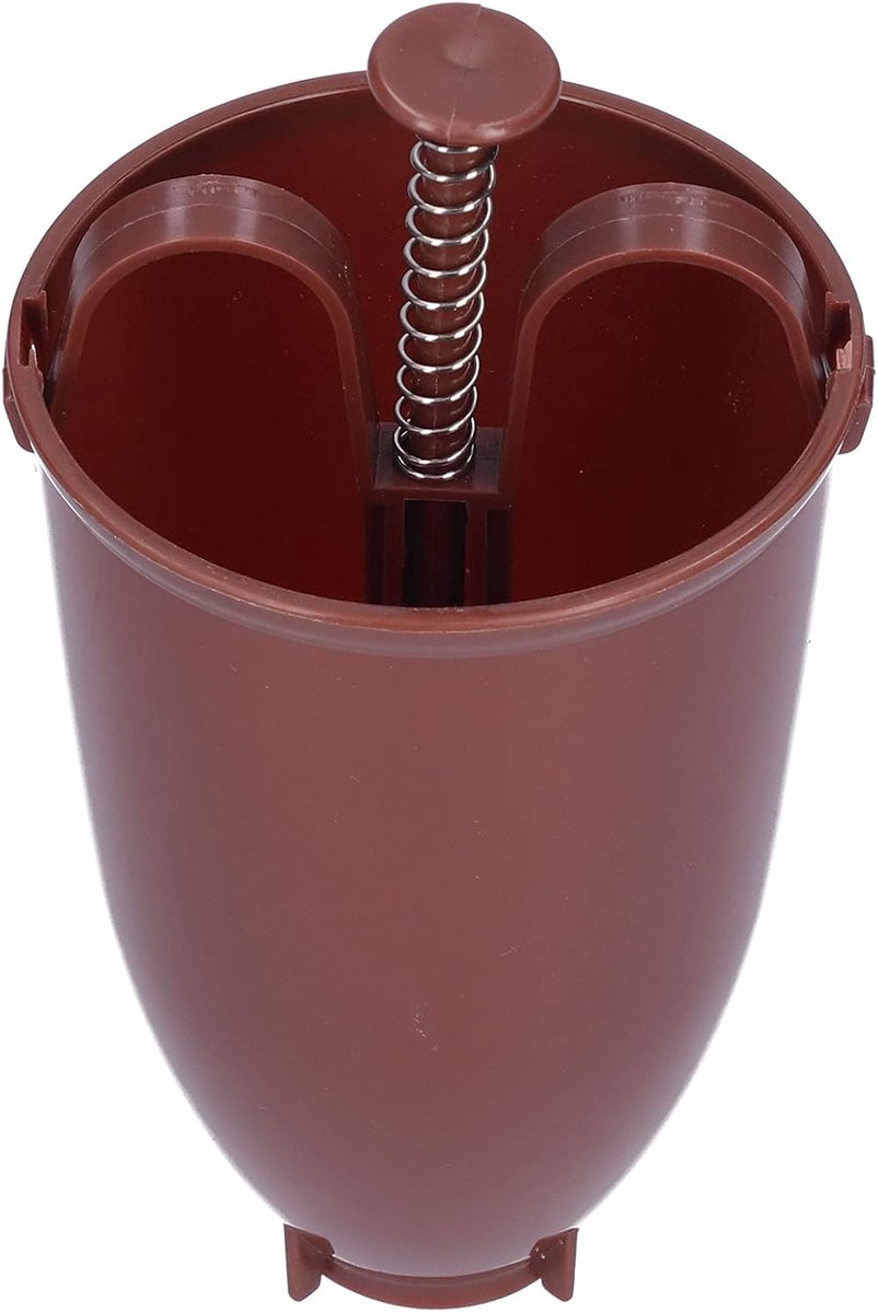Donut Maker - Dessertvorm - Zelf Desserts Maken - Herbruikbaar Antiaanbaklaag - 18x10x10 cm - Bruin