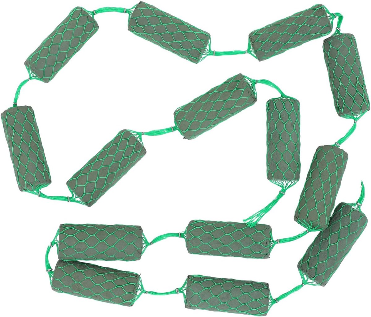 Bloemenschuim Garland - Bloemstuk Gereedschap - Bloemen Schikken - Net Biedt Steun - 230 cm - Groen