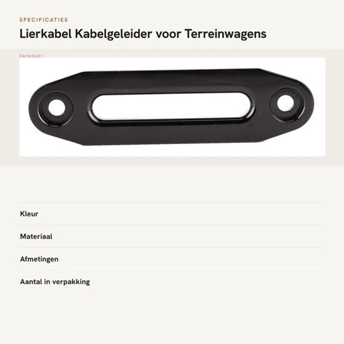 Solidchoice - Dailygoody - Aluminium Lierkabel Hawse Kabelgeleider - Voor