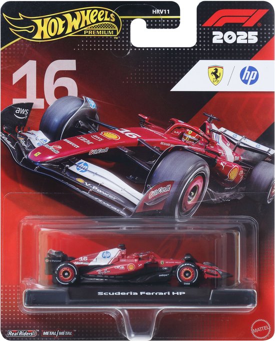 Hot Wheels Premium Formula 1 Ferrari Team - Charles Leclerc van Hot Wheels — afbeelding 2