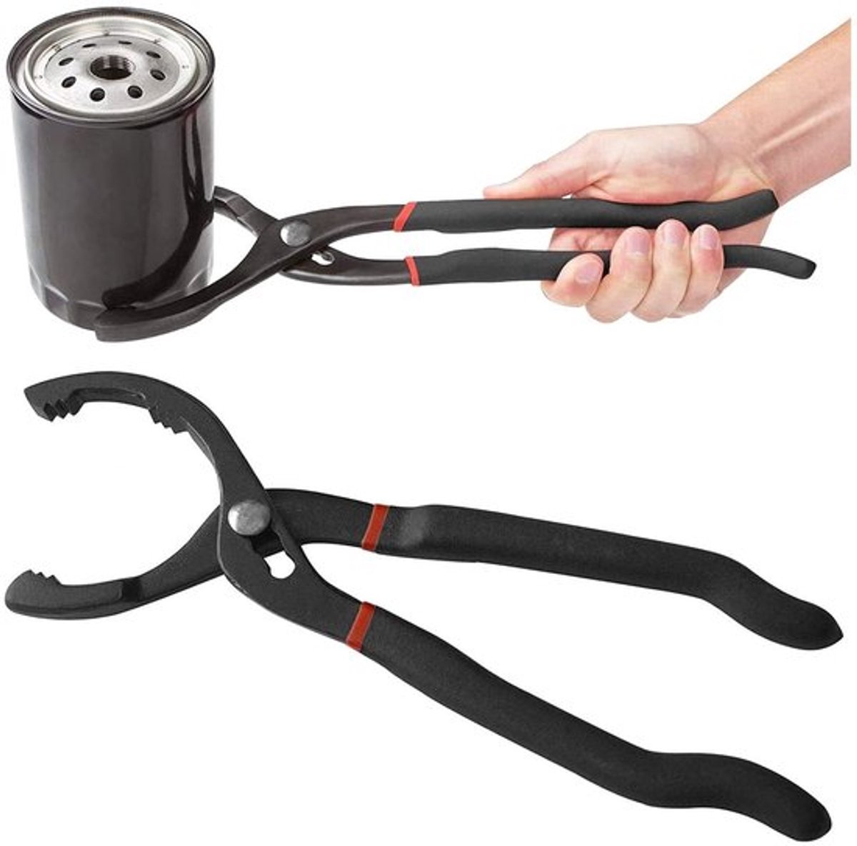 Virtubuy - Oil Filter Pliers - Oliefilter Sleutel - Verstelbare Grip - Lang Handvat