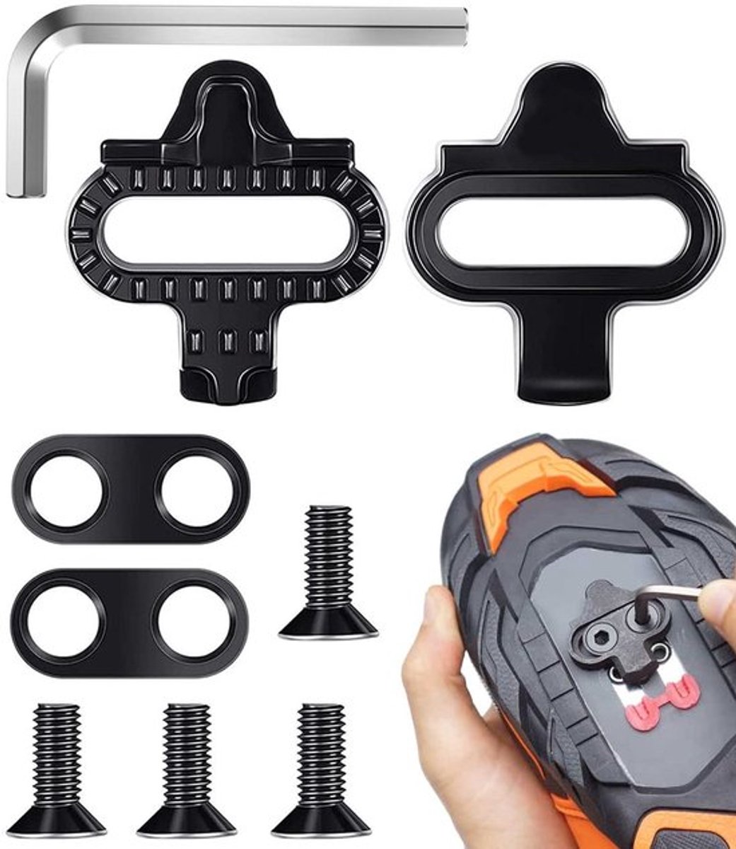 MTTProducts - Tegenplaat en plate set voor fietscleats