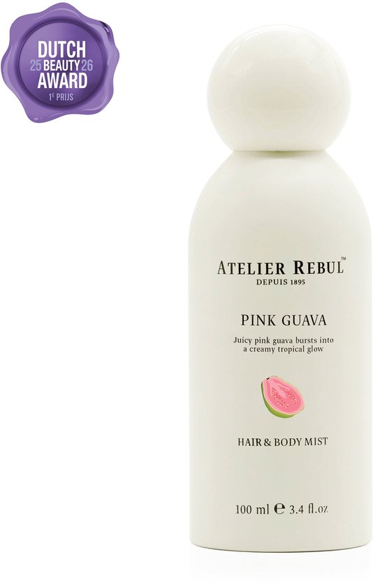 Atelier Rebul Pink Guava - Hair & Body Mist (100ml) - Tropisch & Zoete Geur -Spray voor Huid & Haar