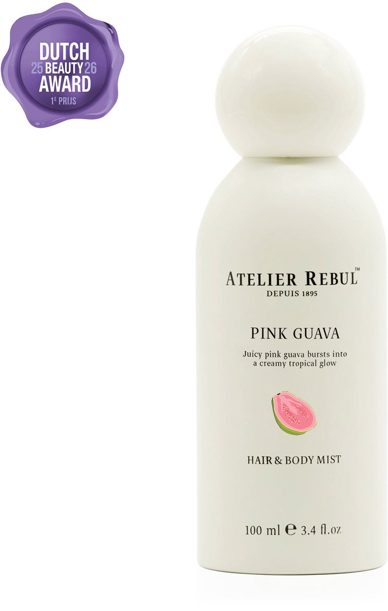 Atelier Rebul Pink Guava - Hair & Body Mist (100ml) - Tropisch & Zoete Geur -Spray voor Huid & Haar