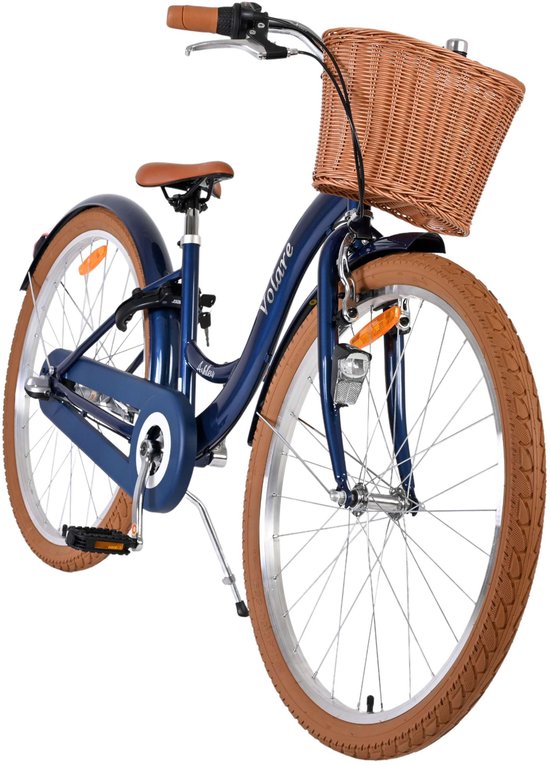 Volare Ashley Kinderfiets - Meisjes - 26 inch - Blauw - Shimano Nexus 3 van Volare — afbeelding 3