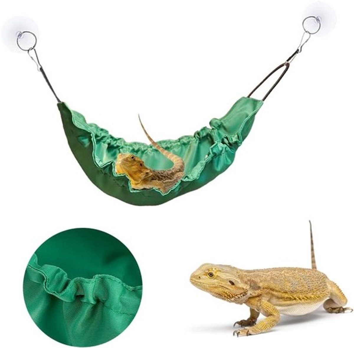 Comfortabele hangmat voor reptielen in terraria Allecto Plus