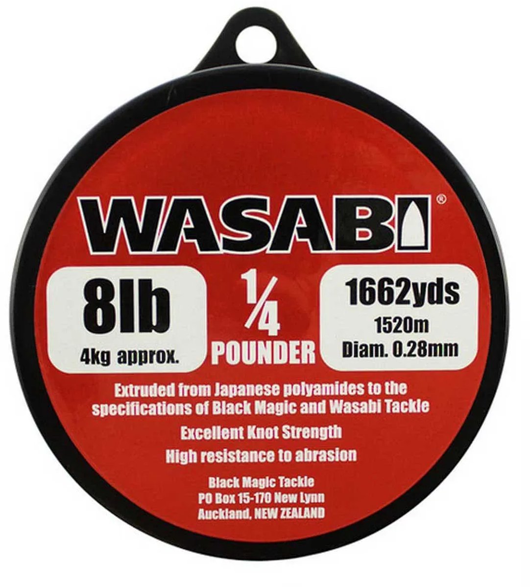 Black Magic Wasabi Monofilament Transparant 0.800 mm