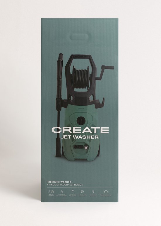 CREATE - 2200W hogedrukreiniger - JET WASHER van create — afbeelding 5