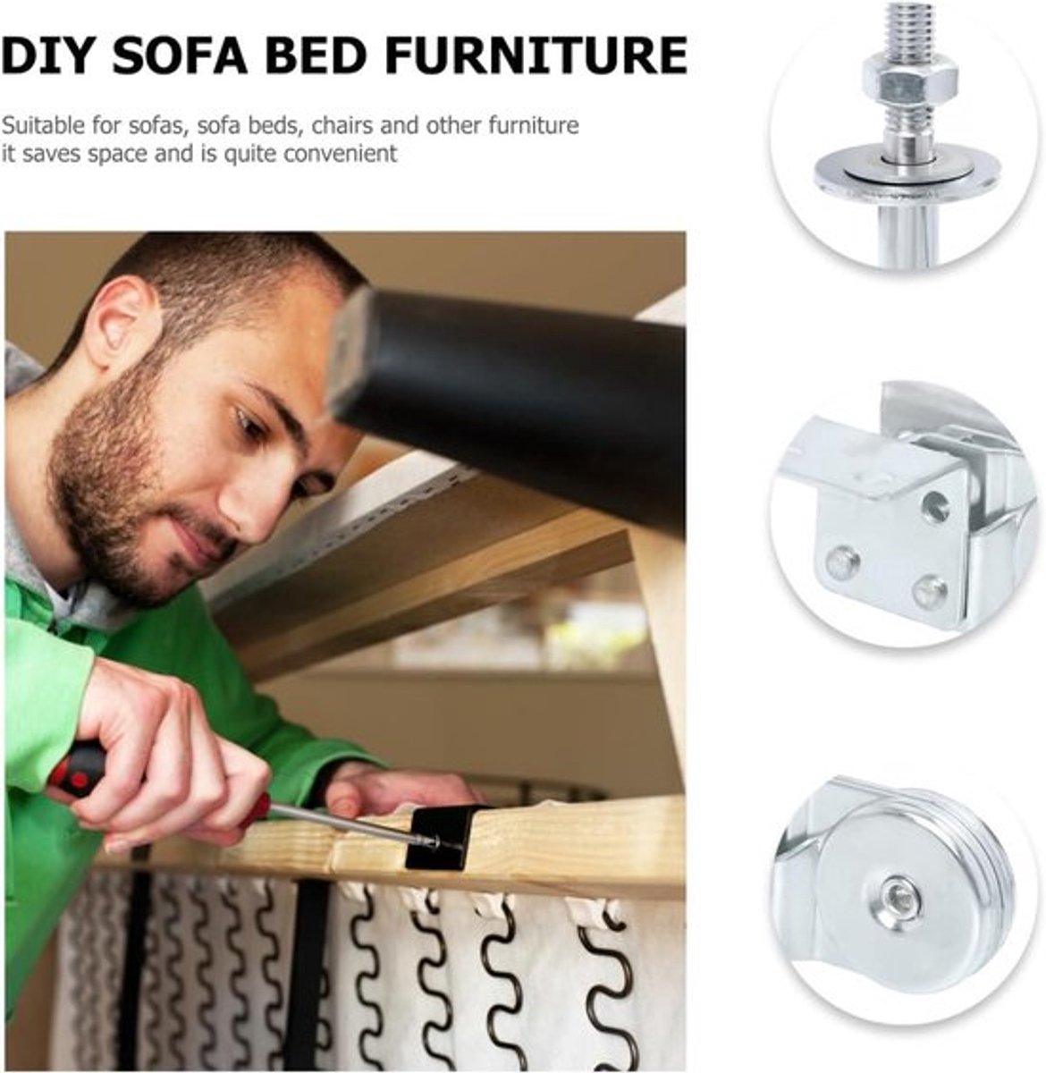 Verstelbare scharnieren hoofdsteun innovra plus voor sofa