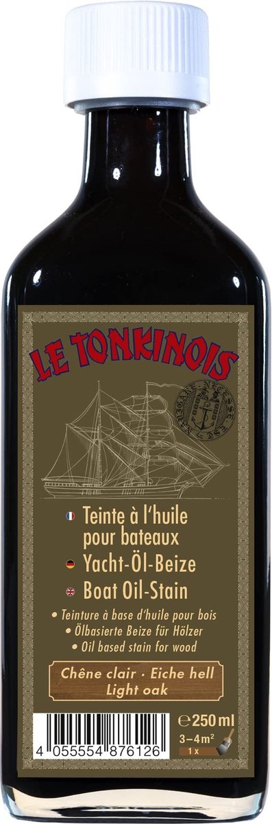 Elzusha - Houtbeits 250 ml - Lichte eik kleur