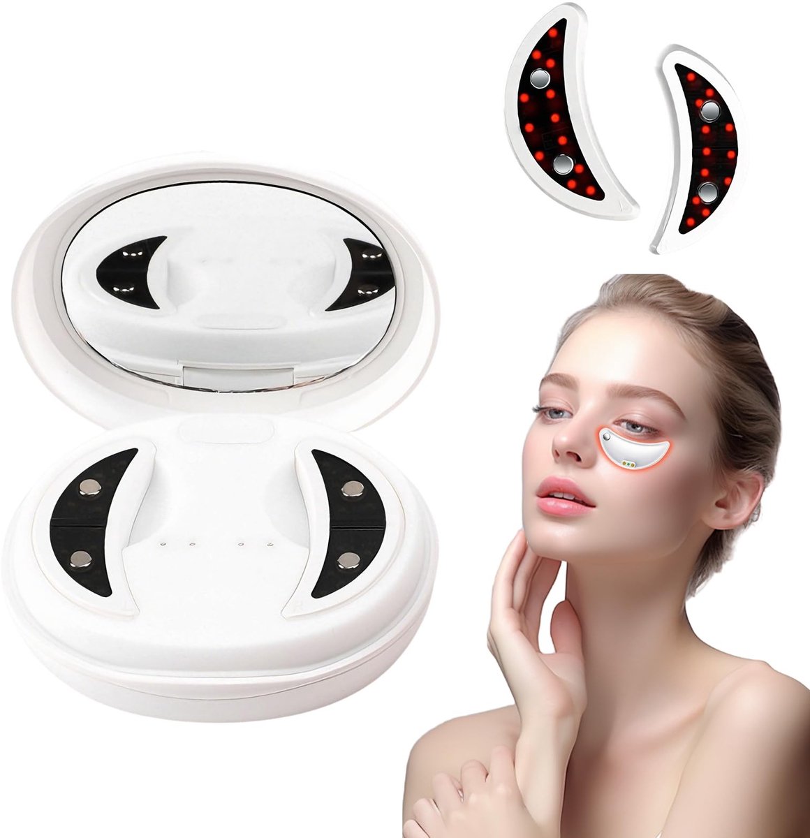 Elzusha - Oogmassageapparaat met Warmte en Trillingen