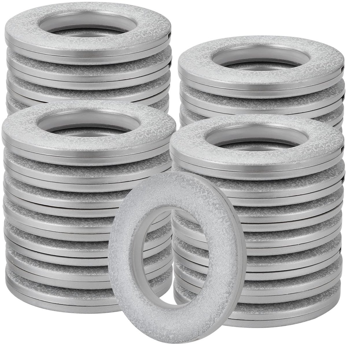 Elzusha - 32 Stuks Plastic Gordijnringen voor DIY Projecten