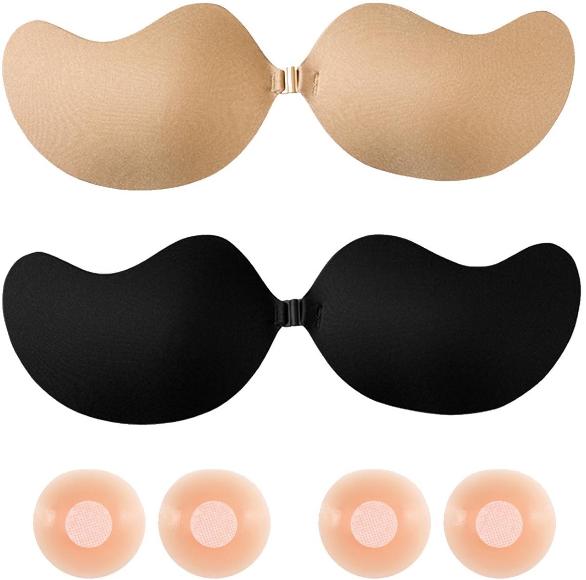 Elzusha - Set van 2 Zelfklevende Push-up Beha's