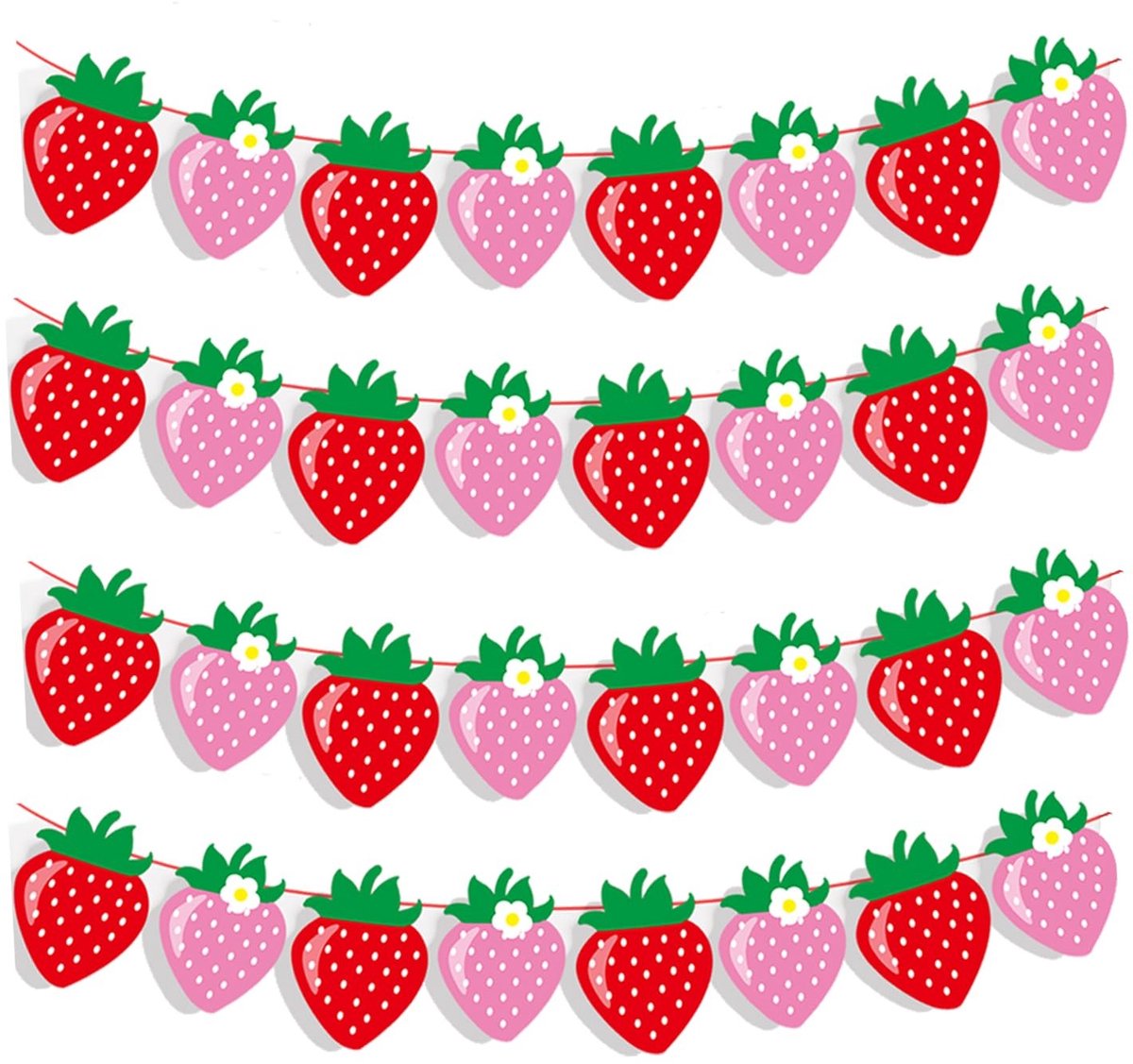 Elzusha - Set van 32 Bessen Verjaardag Decoraties voor Eerste Verjaardag