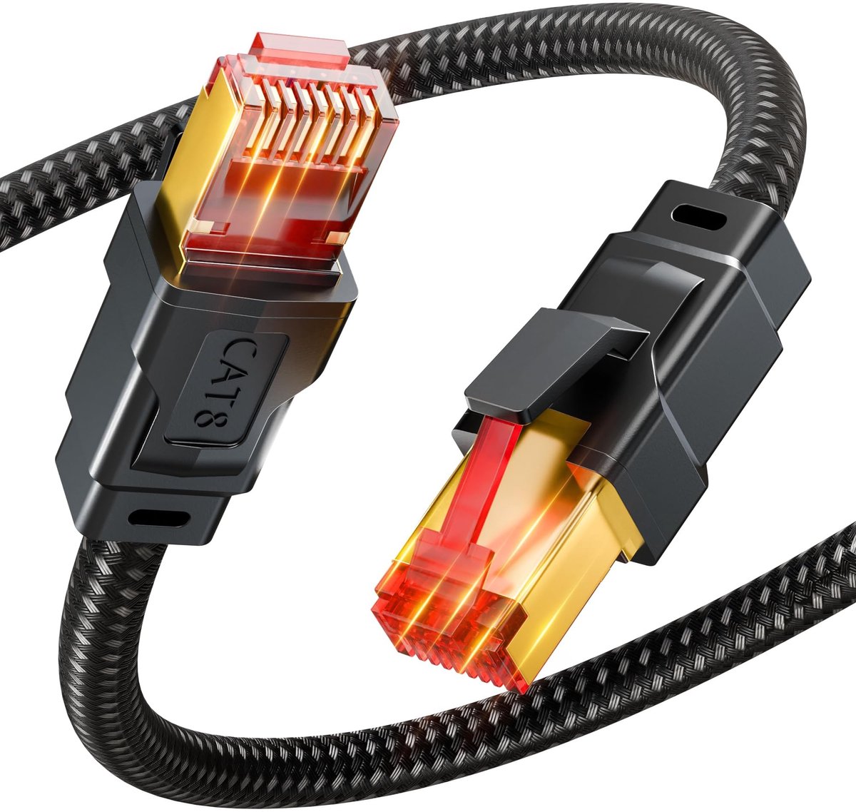 Elzusha - Cat8 Ethernet Kabel 15m voor Hoge Snelheid Verbinding