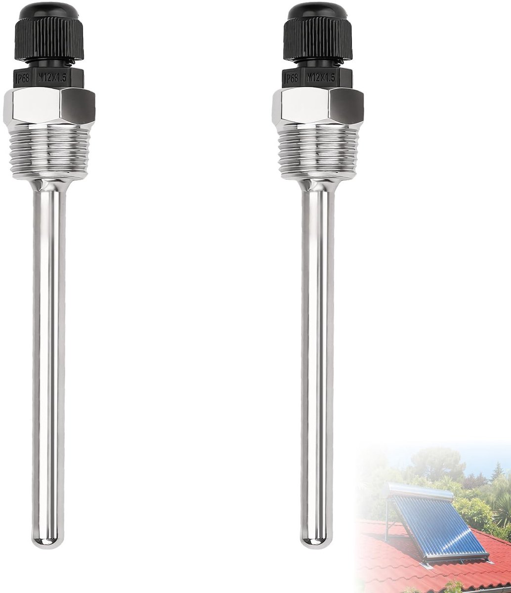 Elzusha - Dip Sleeves voor Temperatuur Sensoren, RVS