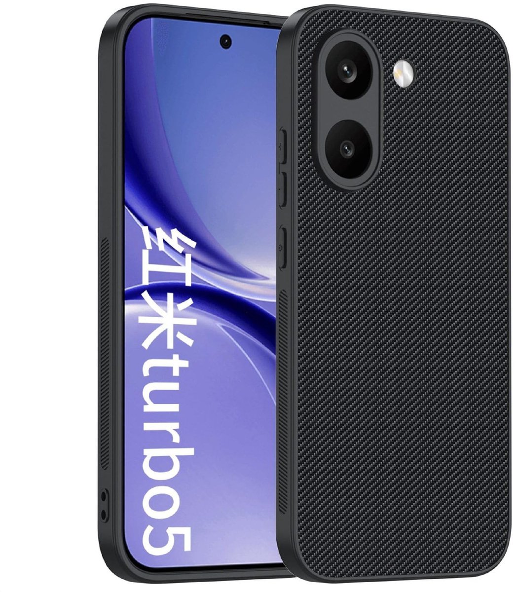 Elzusha - Anti-Scratch Hard PC Beschermhoes voor Smartphones Zwart