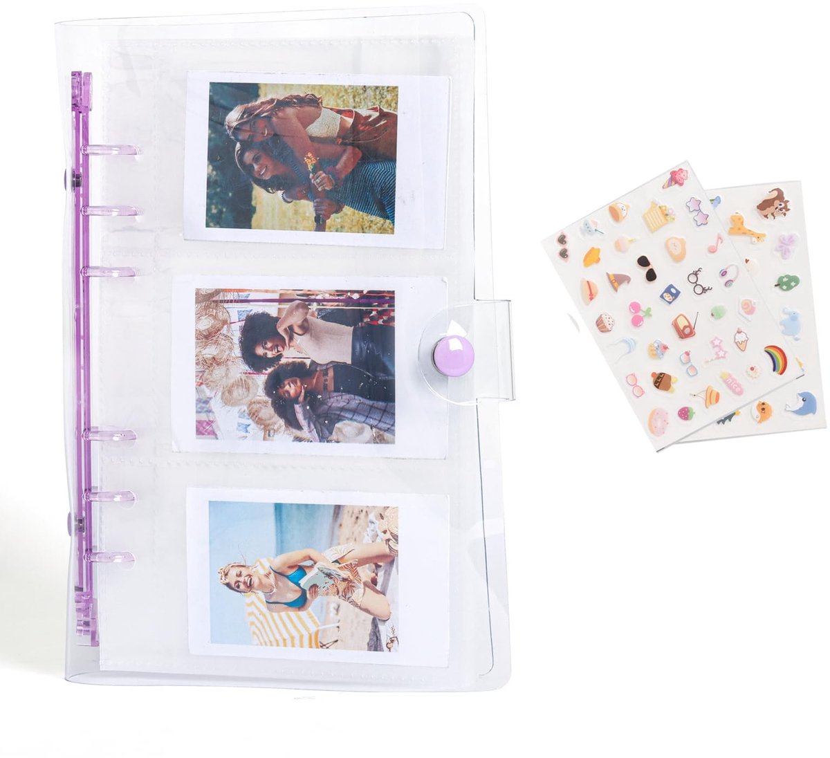 Elzusha - Mini Fotoalbum voor Fujifilm Instax Mini en Polaroid met 120 Compartimenten