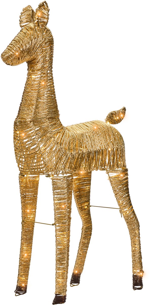 AKUREYRI - LED kerstdecoratie - Goud - IJzer