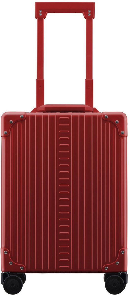 Aleon Business-cabinewagen met 4 wielen, Aluminium, 50 cm, laptopvak - Harde bagage - TSA slot - ruby