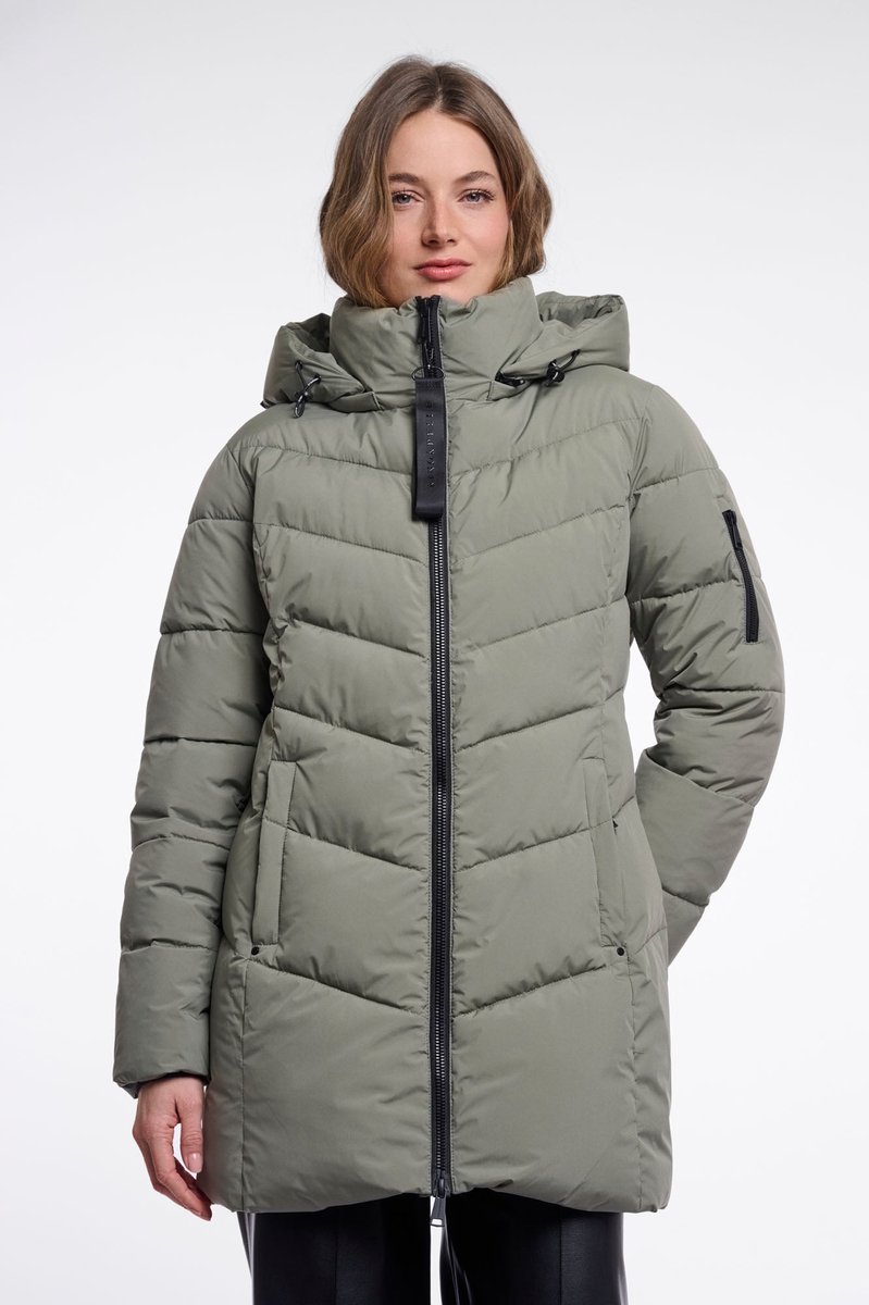 Rino & Pelle Jassen - Yasmina coat - Misty basil